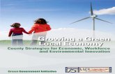 Growing a Green Local Economy - NACo...Defining the Green Economy: A Primer on Green Economic Develop-ment, an analysis of 25 separate studies on the green economy, of-fers perhaps
