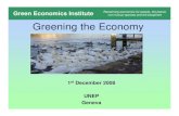 Greening the Economy - unep.ch Economy Workshop...economy • Women's work and caring work - • Nature creates benefits ... Management of the estate . Meaning of Greening The complex