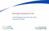 Earnings Conference Call - NextEra Energy/media/Files/N/NEE... · 15 2018 $7.45 - $7.95 2019 $8.00 - $8.50 2020 $8.55 - $9.05 2021 $9.20 - $9.75 Long-Term Growth Rate 6% - 8% CAGR