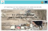 EU URBAN AGENDA ON CLIMATE ADAPTATION · eu urban agenda on climate adaptation 8th meeting of the community of users on secure, safe and resilient societies ... poland barcelona deputation