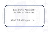 Basic Training Accessibility For Indiana Communities ADA ... 4 ADA Transition Plan Basics.pآ  Basic