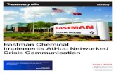 Eastman Chemical Implements AtHoc Networked Crisis Communication … · 2019-03-20 · hybrid public and private cloud — designed for each organization’s precise needs. Eastman’s