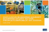 Inclusive Business Market Scoping Study in the People's ...€¦ · Inclusive Business Market Scoping Study in the People’s Republic of China The report explains the current state