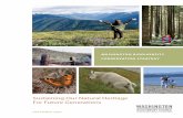 Sustaining Our Natural Heritage For Future Generations · 2017-05-11 · Biodiversity Conservation Strategy: Sustaining our Natural Heritage for Future Generations. Three years ago