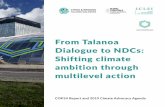 From Talanoa Dialogue to NDCs: Shifting climate …e-lib.iclei.org › wp-content › uploads › 2019 › 04 › ICLEI-COP24...to limit global warming to 1.5oC was also released,