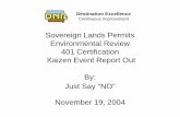 Sovereign Lands Permits Environmental Review 401 ......Nov 19, 2004  · Daryl Howell, DNR/CRD – T&E . John Pearson, DNR/CRD – T&E . Jeff Joens, DNR/CRD – Wildlife . Martin Konrad,