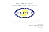 State of New Jersey...2018/07/25  · State of New Jersey New Jersey Board of Public Utilities Staff Report and Recommendations on Utility Response and Restoration to Power Outages