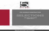 5TH AVENUE CONSTRUCTION...2019/07/05  · 5TH AVENUE CONSTRUCTION 830 WELLNER ROAD Naperville, IL 830 WELLNER ROAD FINISHES WOOD FLOORING Plans, prices and specifications are subject