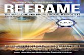 REFRAME: THE MAGAZINE€¦ · event! 25 Expert Level Speakers Sharing the Exact Tools !ey Use to Create !erapeutic Success Two full days packed with approved continuing education