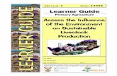 Assess the Influence of the Environment on Sustainable ... › downloads › LearningMaterial › 13356_L… · of the Environment on Sustainable Liivveessttoocckk Production ...