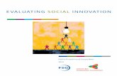 EvaluatiNG Social iNNovatioN - UNCG Community Engagement...EvaluatiNG Social iNNovatioN – 2 on the contrary, these principles can guide when and how funders decide whether collaborative