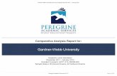 Peregrine Academic Services - Gardner-Webb University...Prepared By: Peregrine Academic Services, LLC P.O. Box 741 Gillette WY 82717-0741 Phone (307) 685-1555 Please direct questions