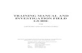 TRAINING MANUAL AND INVESTIGATION FIELD GUIDEaaib.gov.mn › ... › 2018 › 12 › Training-Manual-And-Investigation-Field … · TRAINING MANUAL AND INVESTIGATION FIELD GUIDE FOR