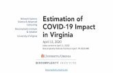 Network Systems Estimation of COVID-19 Impact & Initiative ......Model Configuration •Transmission: parameters are calibrated to the observed case counts •Reproductive number: