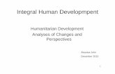 Integral Human Developmpentaloysiusjohn.fr › wp-content › uploads › 2010 › 11 › IHD.pdf · The holistic approach in the Tsunami operations ii. Women Promotion through the