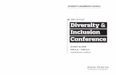 th A nnual Diversity Inclusion Conference · centric society? The key lies with intersectional approaches to race and ethnicity and understanding Latinx identity orientation that