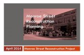 Monroe Street Reconstruction Planning - Madison, Wisconsin · Project Scope: 2015 Pavement Replacement with Utilities Utilities Sanitary: existing from 1922-32; replace main & laterals