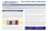 JAPAN BIZ NEWS - ジェトロ（日本貿易振興機構） · Japan’s trade deficit with the bloc, thus increased 49.5% ... accident in North-East Japan have exerted great pressure