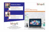 Founder, Click Inc. (Digital Marketing Agency) *Certificate Program in Google ...bhartisolutions.com/brochure.pdf · 2019-08-07 · Overview of Google Analytics. Test Cases of Analytics