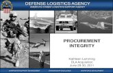 WARFIGHTER-FOCUSED, GLOBALLY RESPONSIVE, FISCALLY ... · warfighter-focused, globally responsive, fiscally responsible supply chain leadership defense logistics agency america’s