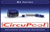 RJ Series - Welcome to CircuPool - Salt Water Pool SystemsWARNING: Heavy pool (and/or spa) usage and higher temperatures may require higher chlorine output to maintain proper free