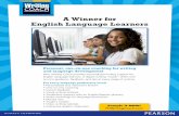 A Winner for English Language Learners - Pearson Educationassets.pearsonschool.com/asset_mgr/current/201144/ELL Flyer.pdf · Personal, one-on-one coaching for writing and language