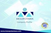 Company Profile - Mesopotamiacomesopotamiaco.com › Upload › Bannar › d9ece0f1-9b6a-41df... · EPC Contractors: Mesopotamia is a main EPC contractor for oil, gas & power companies