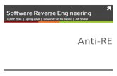 ì Software Reverse Engineering...Life as a Malware Analyst ìAt a minimum, they want to obfuscate their malware to avoid automated detection ìAnd they really don’t like you analyzing