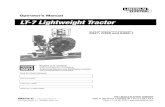 Operator’s Manual LT-7 Lightweight Tractorassets.lincolnelectric.com/assets/EU/OperatorManuals/IM...copy of “Safety in Welding & Cutting - ANSI Standard Z49.1” from the American