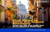 Five Steps to Grow the Cuban Economy - ETH Z · Five Steps to row the Cuban Economy - What the US and Cuba Can Do in Obama’s Final Year Table of Contents 3 Introduction 4 Cuba’s