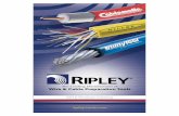 The Leading Manufacturer of Wire & Cable Preparation Tools › prod_pdf › 34_RipleyTools_Catalog_2016.pdf · quality wire and cable preparation tools and accessories for the Transmission