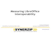 Measuring LibreOffice Interoperability...Visual Comparison ... 'ImageMagick' compares the images pixel by pixel; hence a slight shift ... • This tool will be used to determine the