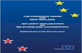 THE EUROPEAN UNION · CONTENTS 3 Introduction to European Union-New Zealand Relations 5 Background to the 2007 European Union-New Zealand Joint Declaration 6 Text of the Joint Declaration