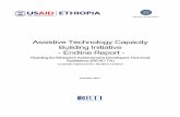 Assistive Technology Capacity Building Initiative - Endline Report · 2018-01-04 · Assistive Technology Capacity Building Initiative (ATCBI) and the development of this report.