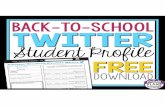 Twitter student profile sheet - Moore Public Schools€¦ · _____ #MyCareerGoals _____ _____ _____ #Hobbies&Interests _____ #MyStudyHabits Twitter Student Profile Sheet
