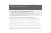 TECHNICAL NoTEs ANd MANUALs - PFM blogTechnical Notes and Manuals 09/03 | 2009 1 Modernizing Cash Management Prepared by Ian Lienert I. Definitions and Objectives of Cash Management