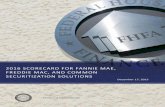 2016 Scorecard for Fannie Mae, Freddie Mac, and … › AboutUs › Reports › ReportDocuments › ...December Division of Conservatorship Page Footer 201 6 SCORECARD FOR FANNIE MAE,