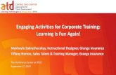 Engaging Activities for Corporate Training: Learning Is ... 9/19/2017 آ  Engaging Activities for Corporate