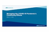 Managing the COVID-19 Pandemic’s Continuing … › content › dam › marsh › Documents › PDF › …Managing the COVID-19 Pandemic’s Continuing Effects Limiting Travel,