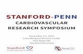 STANFORD- PENNmed.stanford.edu/.../documents/pdf/stanford-penn-program.pdf · 2019-11-05 · 3 SCHEDULE NOVEL TECHNOLOGIES IN CARDIOVASCULAR MEDICINE Session Chair: Paul J. Wang,