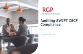 Auditing SWIFT CSCF Compliance 2020... · 2 SWIFT Background SWIFT Technology Overview 3 Who uses SWIFT 4 5 SWIFT –Back office Integration Why did SWIFT create the Customer Security
