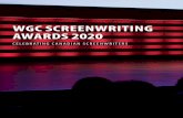 WGC SCreenWritinG AWArdS 2020 program 2020.Fi… · The full presentation of this year’s winners will be available on the Guild’s YouTube channel. This year’s WGC Screenwriting