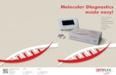 Molecular Diagnostics made eazy! · Molecular Diagnostics made eazy! Genie II is a compact, lightweight and robust instrument.® The device has two heating blocks. The blocks can