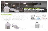 BRIGHTEN YOUR LIFE - Okay Led Light … · BRIGHTEN YOUR LIFE NEW LED TECHNOLOGY THAT ALLOWS THE ... 2.Screw Base Direct Install by bypass ballast 3.100% Pure Aluminum Fins Heat Sink