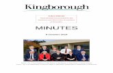 MINUTES - Kingborough Council€¦ · Minutes No. 22 Page 1 8 October 2018 MINUTES of an Ordinary Meeting of Council held at the Kingborough Civic Centre, 15 Channel Highway, Kingston