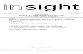 Insight July 2001 - visionresearchfoundation.org · Bio Data Provide all useful information about yourself in plain paper and send it to the undersigned. Interview Candidates called
