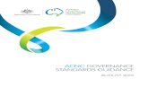 ACNC GOVERNANCE STANDARDS GUIDANCE · • existing governance systems and processes. The ACNC will take a flexible approach to enforcement, focussing on achieving our regulatory objectives