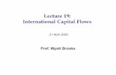 Lecture 19: International Capital Flowswbrooks/Lecture19.pdfLecture 19: International Capital Flows. 21 April 2020. Prof. Wyatt Brooks. AGGREGATE DEMAND AND AGGREGATE SUPPLY. 1. COVID