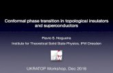 Conformal phase transition in topological insulators and ... · Conformal phase transition in topological insulators and superconductors UKRATOP Workshop, Dec 2018. Collaborators