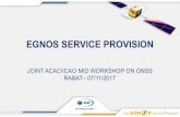 EGNOS SERVICE PROVISION - caa.gov.lycaa.gov.ly/.../ESSP-MEMO-20854-Rabat-Workshop.pdf · European Geostationary Navigation Overlay Service EGNOS is the European SBAS system augmenting